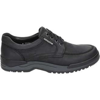 Mephisto Casual leren schoenen Zwart - Heren - Veterschoenen - Zwart - 42 EU - Leer - Schoenen