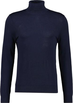 Profuomo Merino coltrui - Heren - Truien - Blauw - Maat: XL Wol