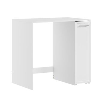 SoBuy Sobuy Mueble Lavadora Y Secadora Con Puerta Armario Para Lavadora Con Caj&oacute;n Estante Con Ruedas Para Lavander&iacute;a 90&times;60&times;88 Cm Capacidad De Carga 120 Kg B