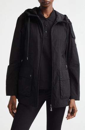 Moncler Leandro Short Parka in Black at Nordstrom, Size 00