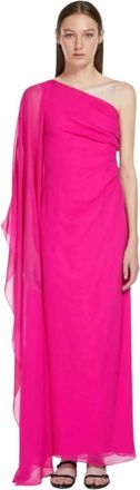 Max Mara Array Large Abito Jurk - Dames - Maxi kleedjes - Roze - L - Kleedjes
