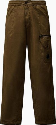 C.P. Company Mens Microreps Boxy Lens Cargo Pants - Green - Size: 30