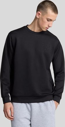 Lyle & Scott Lyle And Scott Mens Panelled Neoprene Sweatshirt - Black - Size: XXL