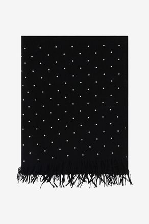 Fabiana Filippi Feiner Woll-Webschal mit Strass