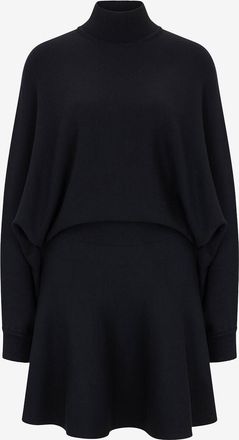 Alaia Mini-Strickkleid mit Fledermaus&auml;rmeln