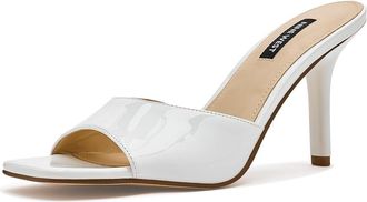 Nine West Disko Womens Dress Sandals White : 6.5 M, Synthetic