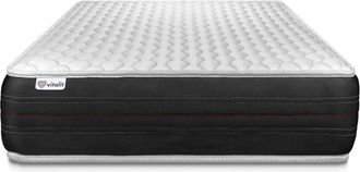 VITALIT Colchón blanco con muelles ensacados 105 x 190