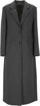 Lorena Antoniazzi Cappotto con bottoni - Grigio