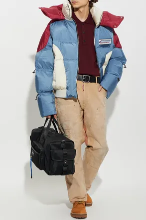 Dsquared2 Padded Jacket With Logo, Mens, Blue