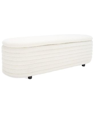 Safavieh Couture Jaymie Boucle Storage Bench