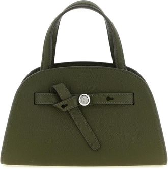 Tory Burch Tassen, Dames, Groen, ONE Size, Leer, Romy Small Shoulder Bag