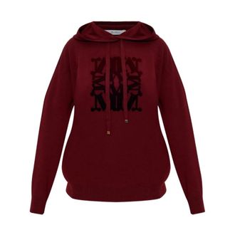 Max Mara Stijlvolle Sweaters Collectie - Dames - Hoodies - Rood - XS - Hoodies & sweatvesten
