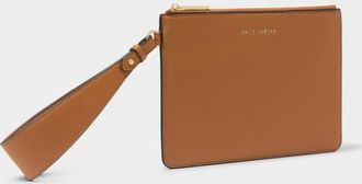 Katie Loxton Marni Wristlet Pouch in Cognac at Nordstrom