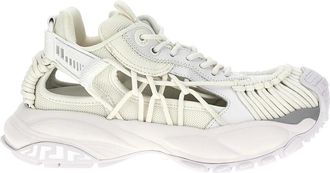 Versace Dames, Schoenen, Wit, Maat: 40 1/2 EU Leer