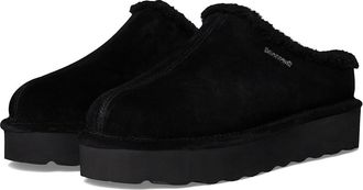 Bearpaw Izzy Platform Lo Womens Slippers Black II : 11 M, Suede