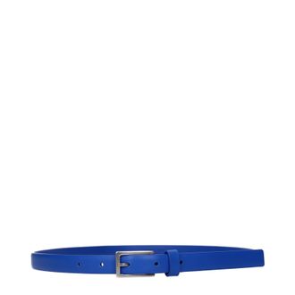 Bottega Veneta Damens G&uuml;rtel Blau/Kobaltleder