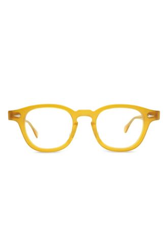 JULIUS TART OPTICAL round-frame sunglasses - Yellow