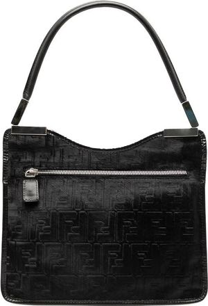 Fendi Pre-owned Fendi Zucca Pony Hair Shoulder Bag Ladies XWG2IUO8VFDF1NHY
