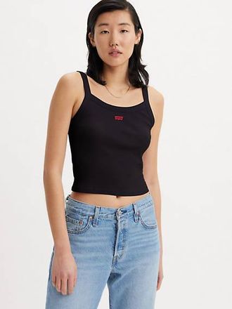Levi's Essential Sporty Tank Top - Womens - L - Black