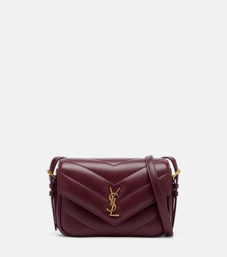 Saint Laurent Loulou Toy matelass&eacute; leather crossbody bag