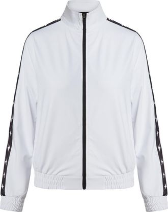 Electric Yoga Bolt Track Jacket in White/black at Nordstrom, Size X-Large