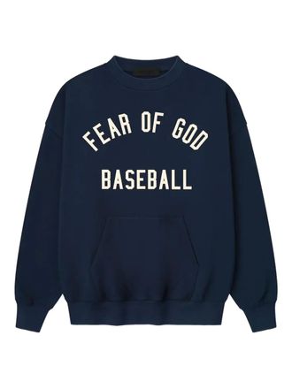 Fear of God x MLB logo sweatshirt - men - Cotton/Polyester - L - Blue