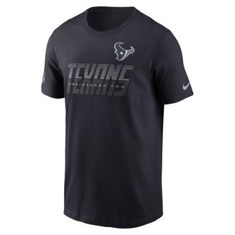 Nike Houston Texans Sideline Team Issue Nike Mens Dri-FIT NFL T-Shirt in Blue | 02ET4FA9H-TF9