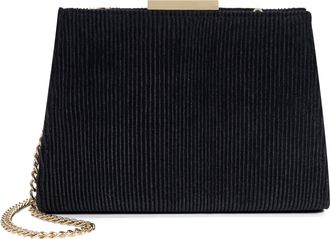 Dune London Dune ECLIPSO Textured Gold Frame Clutch One Size Clutch Bag