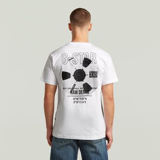 G-Star Regular Tee Graphic 011 - Wit - Heren