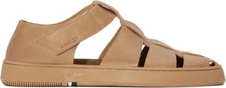 Osklen Soho Resort leather sandals - Neutrals