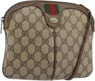 Gucci Pre-owned Cross Body Bags, female, Beige, Size: ONE SIZE Pre-owned Cross Body Bag