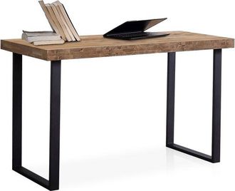 OEM Mesa De Estudio Natural Roble Boreal - Negro 120