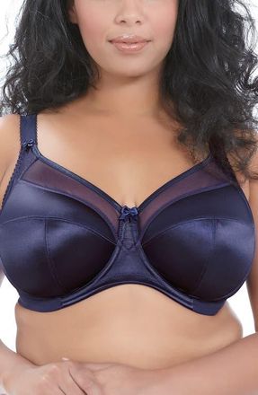 Goddess Keira Full Figure Underwire Bra in Ink at Nordstrom, Size 36Ddd