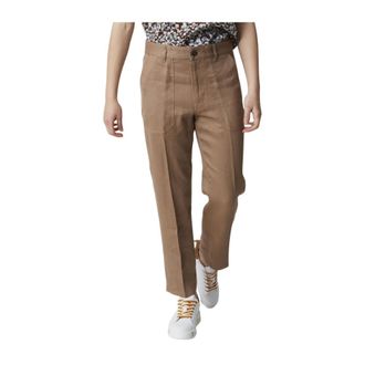 Nine In The Morning Stijlvolle Cloe Broek - Dames - Broeken - Beige - Maat: W25