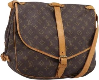 Louis Vuitton Pre-owned Saumur 35 Schoudertas - Dames - Vintage Schoudertas - Bruin - ONE Size - Leer - Vintage