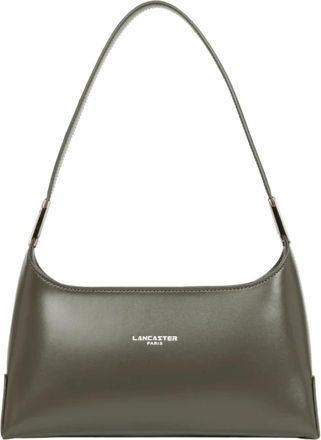 Lancaster Suave Ace Rectangle Zip Bag - Dames - Schoudertassen - Groen - ONE Size - Leer - Tassen