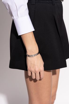 Givenchy Bracelet With Engraved Logo, Womens, Silver