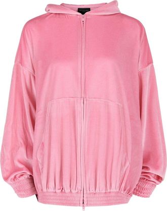 Balenciaga Bb Paris Zip-Up Hoodie