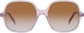 Celine Brown Gradient Square Ladies Sunglasses CL40244U 78F 56