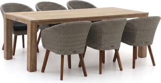 Intenso Furniture Intenso Tropea/ROUGH-X 240cm dining tuinset 7-delig
