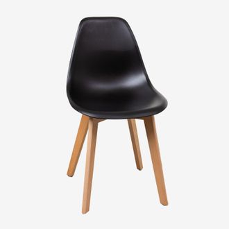 Sklum Sklum - Pack De 2 Sillas De Comedor En Polipropileno Y Madera De Haya Scand Nordic