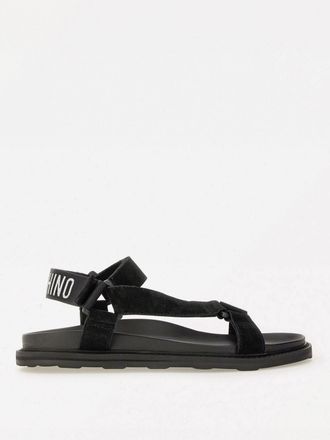 サンダル MOSCHINO COUTURE Men Sandals Black MB28022G0MG10 000 Moschino Black Criss-cross Sandals In 000 Nero | ModeSens