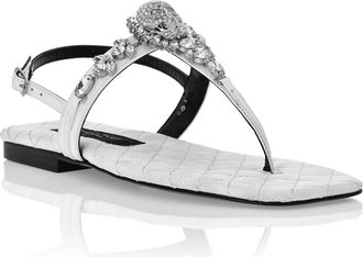 Philipp Plein Platte Sandalen
