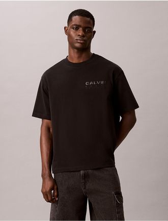 Calvin Klein Jeans Calvin Klein Mens CK NYC Graphic Logo Tee - Black - XL