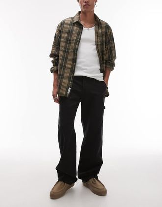 Dickies Pantaloni neri in tela-Nero