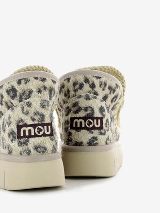 Mou Eskimo Bounce sneakers hairy beige maculato