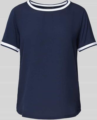 More & More More & More T-Shirt mit Rundhalsausschnitt in Marine, Größe 34
