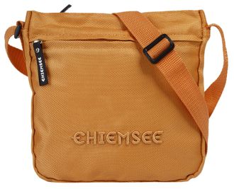 Chiemsee Umh&auml;ngetasche CHIEMSEE, Damen, Gr. B/H/T: 18cm x 18cm x 2cm onesize, gelb, Kunstfaser, leicht gl&auml;nzend, unifarben, Taschen Umh&auml;ngetasche