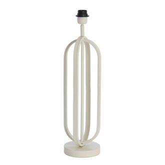 Light & Living L&aacute;mpara De Mesa - Aster - Beige - Metal - - Light&living