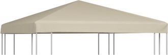 vidaXL Toldo De Cenador 310 G/m&sup2; 3x3 M Beige Vidaxl Beige